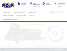 Tablet Screenshot of fdfbatterie.com